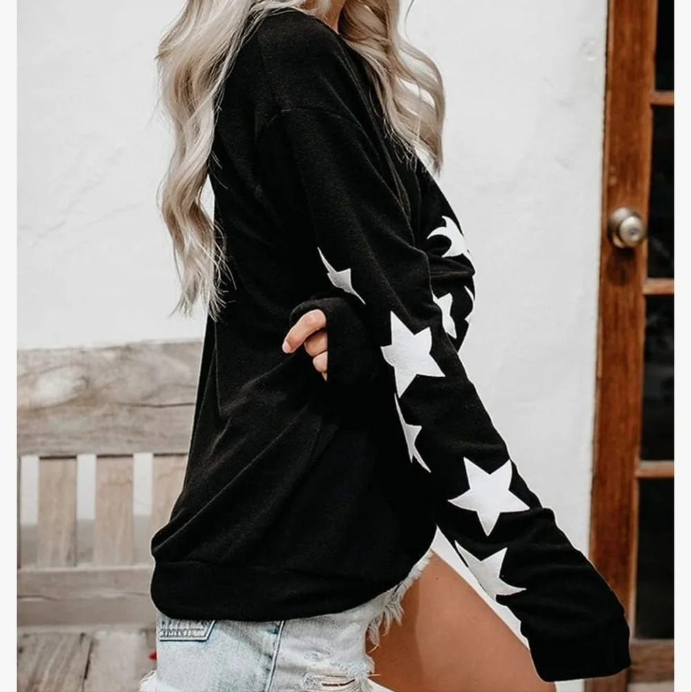 Blooming Jelly Women's Knit Pullover Crewneck Sweater (Size L)